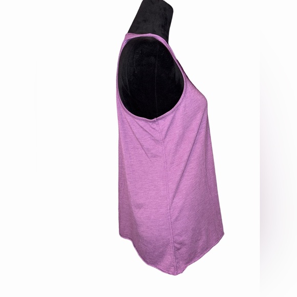 🆕💜 Purple Racerback Tank Top XL Soft Stretch Casual Athleisure Basic - Picture 2 of 6